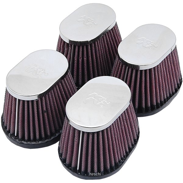 エアフィルター オーバル テーパー XJR1200、XJR1300、CB750F 4個入り