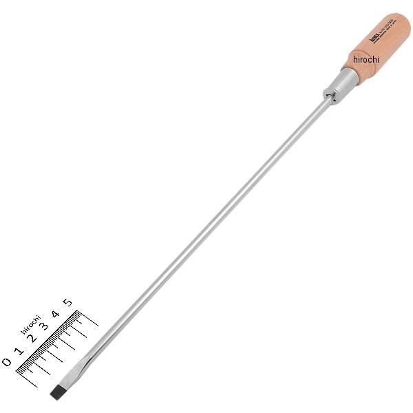 木柄貫通ドライバー (-)6X300