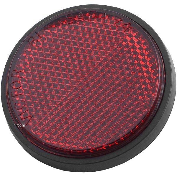 リフレクター 直径64mm スタッド 赤