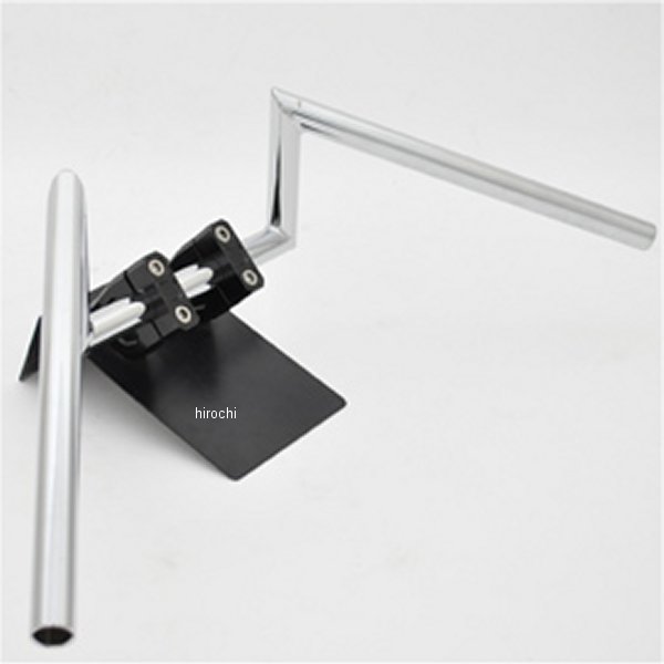 ハンドルバー φ22.2 インディアナロボハン 4インチ メッキ