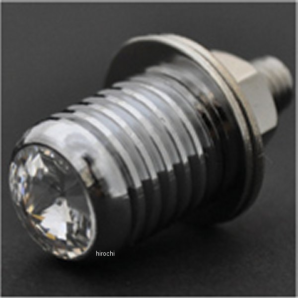 ナンバープレートボルト クリア 2個入り