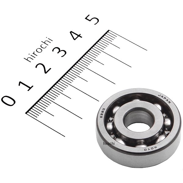 ラジアルボールベアリング 開放タイプ 6200 1個入り