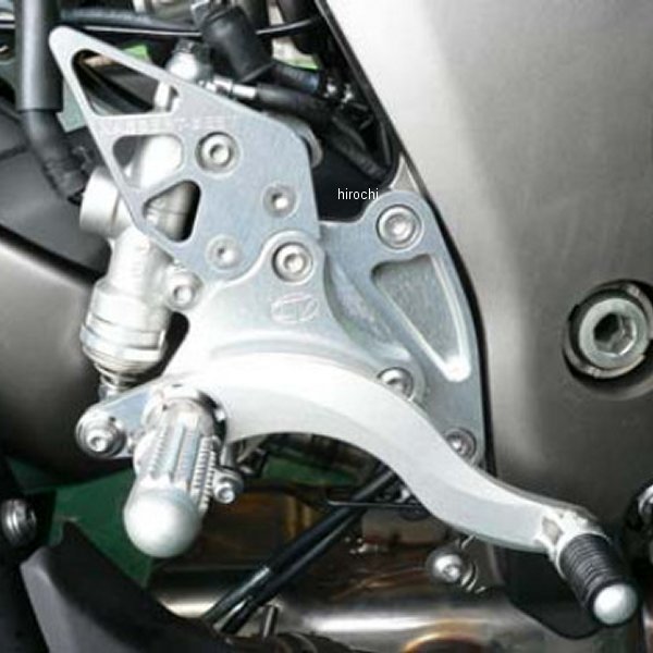 バックステップ 固定式 11年-16年 Z1000、Ninja1000ABS ハイパーバンク シルバー