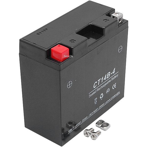 MFバッテリー 12V YT14B-4、GT14B-4互換