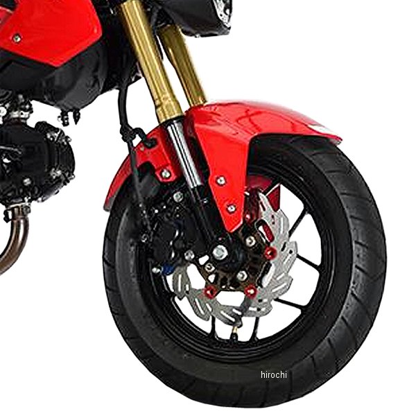 ウェーブディスクローター 220mm グロム チタン/赤