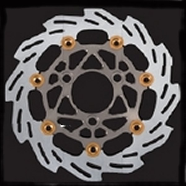 ウェーブディスクローター 220mm グロム チタン/ゴールド