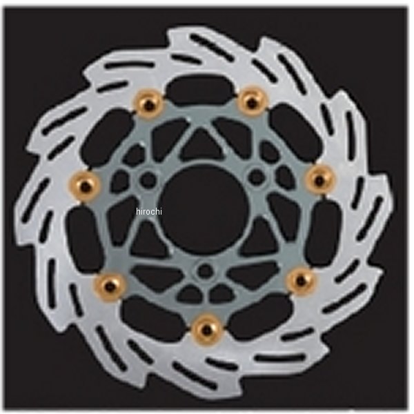 ウェーブディスクローター 220mm グロム スモーク/ゴールド