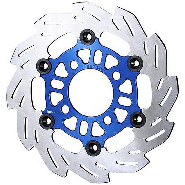 ウェーブディスクローター 220mm グロム 青/黒