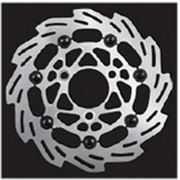 ウェーブディスクローター 220mm グロム シルバー/黒