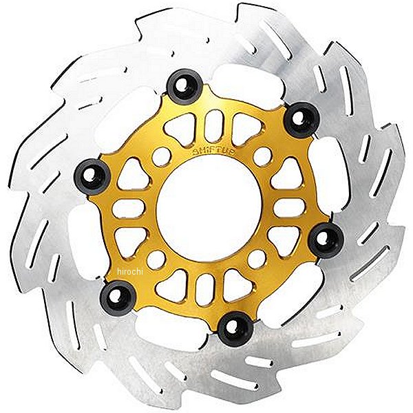 ウェーブディスクローター 220mm グロム ゴールド/黒