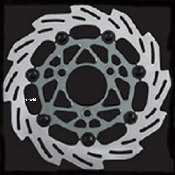 ウェーブディスクローター 220mm グロム スモーク/黒