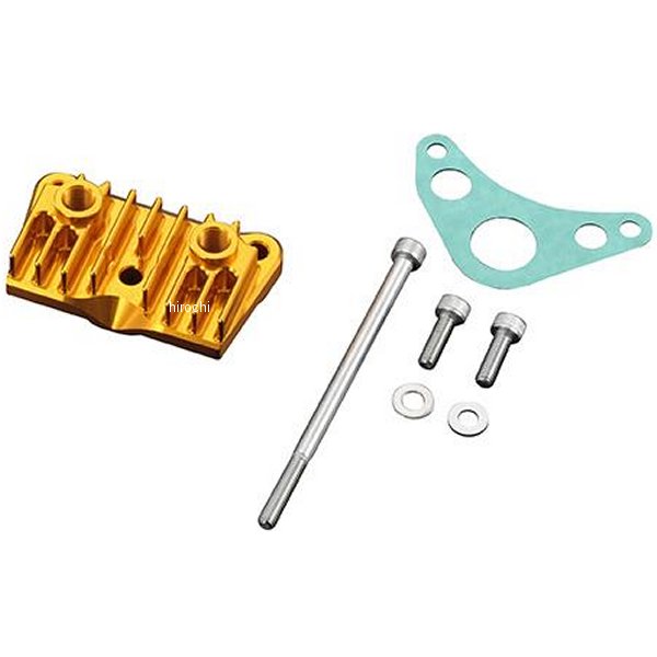 オイルクーラー取り出し ガスケット付き モンキー ゴールド