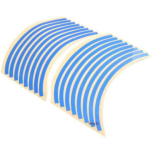 リムステッカー 10インチ用 青