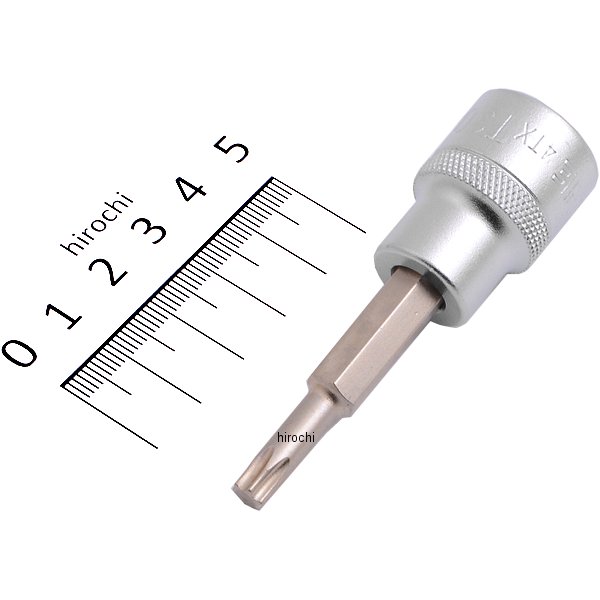 トルクスソケット(強力タイプ) T30 長さ 74mm 差込角 12.7mm (1/2インチ)