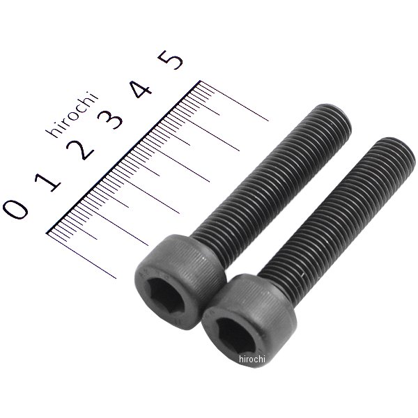 ステンレスブラックキャップボルト M10X50 P1.25 黒 2個入り