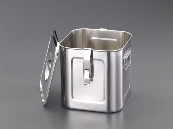 105x105x105mm ふた付深型ボックス(ステンレス製)