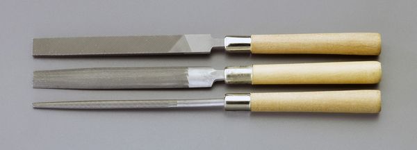 100mm クラフトやすり(平・半丸・丸-3本組/中目)