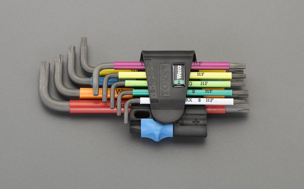 9本組 Torx キーレンチ(ホールド機能付)