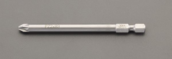 #2x89mm  Pozidriv ドライバービット(ステンレス製)