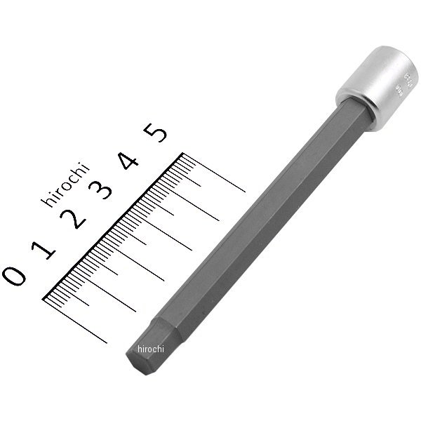 1/4インチsq ヘックスビットソケット 全長100mm 7mm