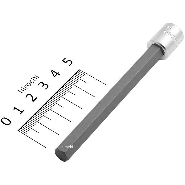 1/4インチsq ヘックスビットソケット 全長100mm 8mm