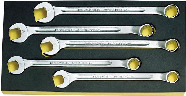 5本組/17-21mm 片目片口スパナ