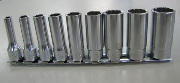 3/8インチsq ディープソケットセット(インチ)