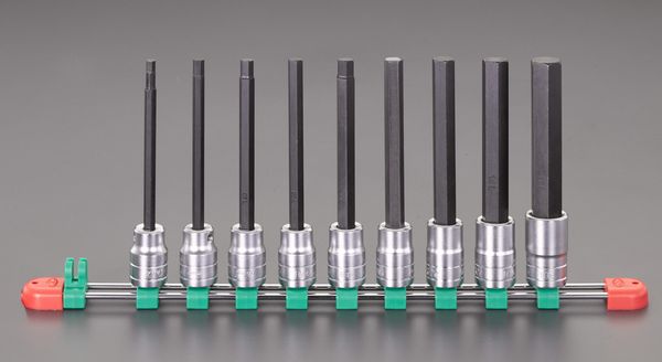 1/2sq HEX ビットソケットセット(ロング)