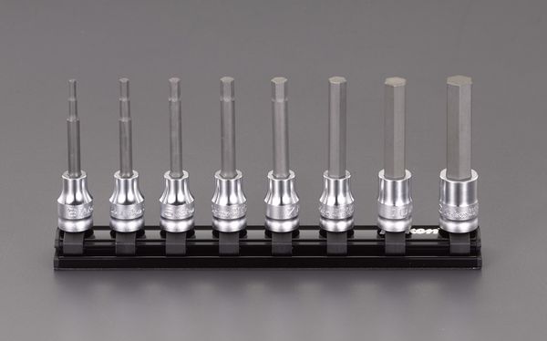 3/8インチsq 8個組 Hex ビットソケットセット