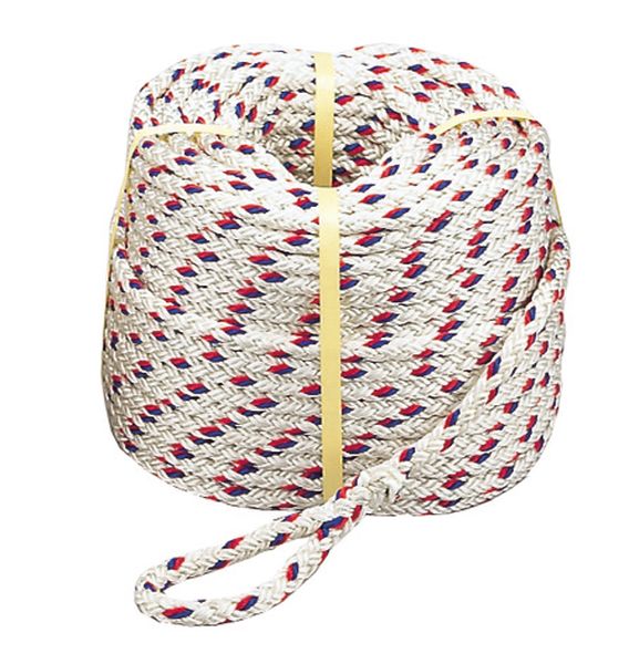 12mmx 50m テトロンロープ(両側アイ加工)