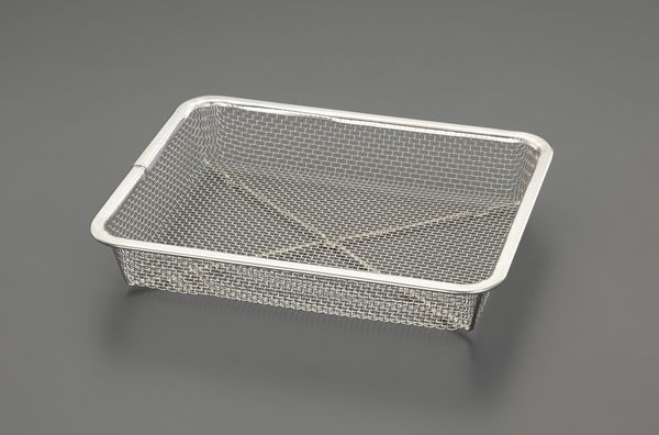 323x253x 55mm 部品洗浄ざる(ステンレス製)
