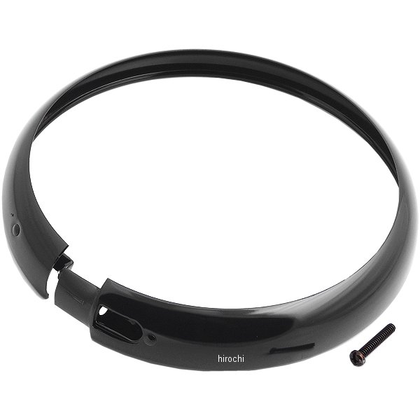 7インチ(178mm) 補修用 トリムリング 黒