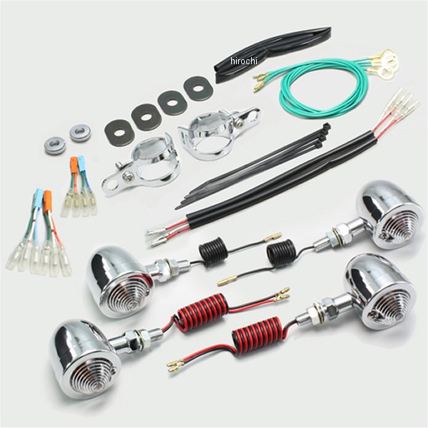 ブレットウインカーキット レブル250、レブル500 クリアレンズ