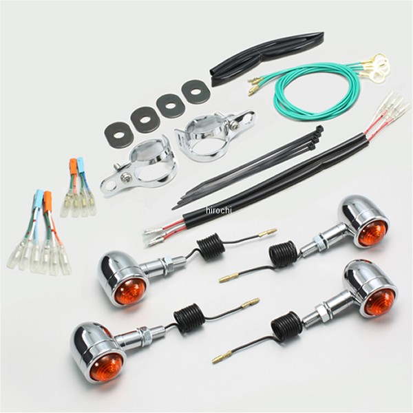 ミニブレットウインカーキット レブル250、レブル500 オレンジレンズ