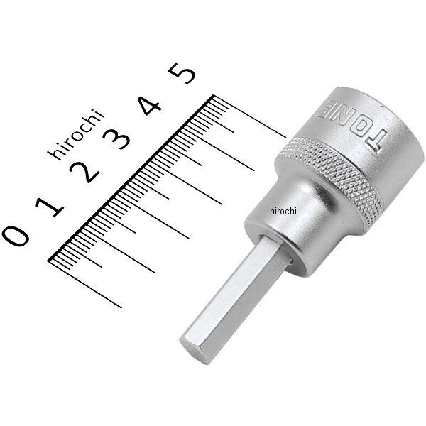 ヘキサゴンソケット 対辺 7mm 長さ 57mm 差込角 12.7mm (1/2インチ)
