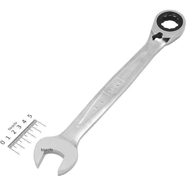 切替式ラチェット めがねレンチ サイズ 24mm 長さ 323mm