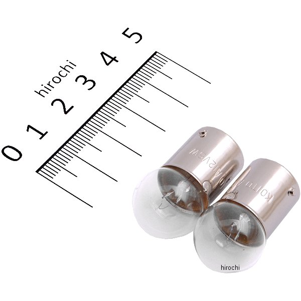 白熱バルブ G18 12V5W 2個入り