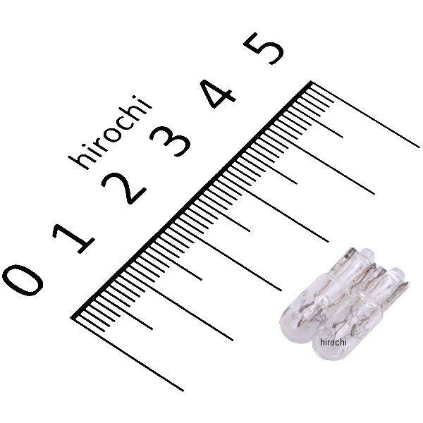 白熱バルブ Ｔ5 12V1.2W ウェッジ 2個入り