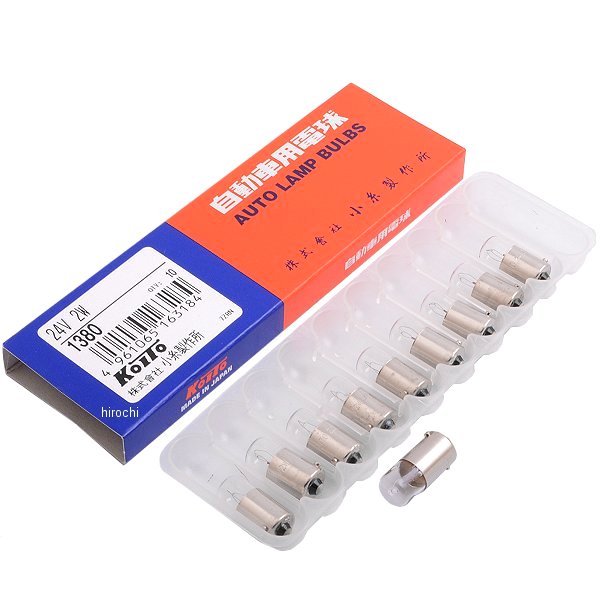 白熱バルブ T8.5 24V2W 10個入り