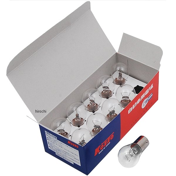 白熱バルブ S25 12V20W 10個入り