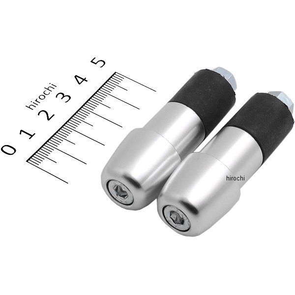 アルミ削り出しサイドキャップ シルバー Φ7/8インチハンドル用