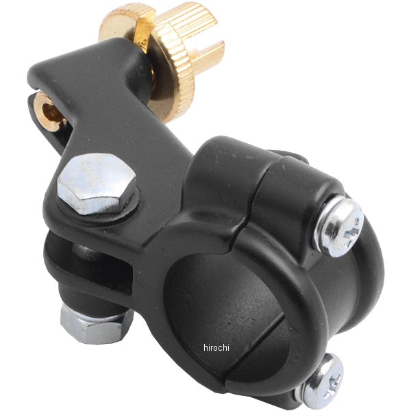 ツーピース レバーホルダー 左 69年-85年 ホンダ 黒