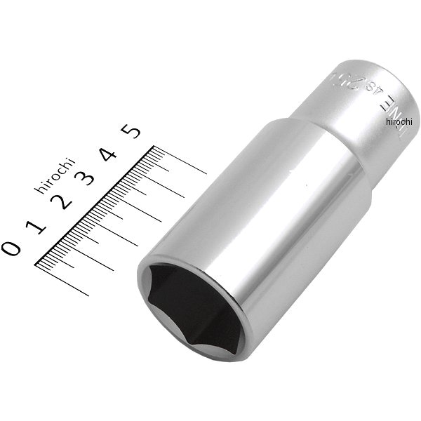 ディープソケット(6角) 対辺 25mm 長さ 83mm 差込角 12.7mm (1/2インチ)