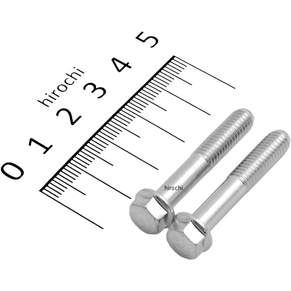 ホンダ純正タイプ フランジ六角ボルト ユニクロ M6x35 P1.0 2本入り