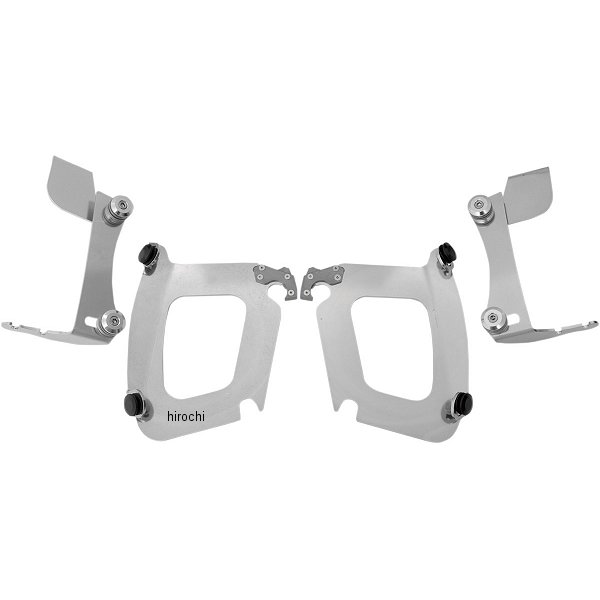 ブレットフェアリング用取付金具 ロック付き 03年-09年 VTX1300 ポリッシュ