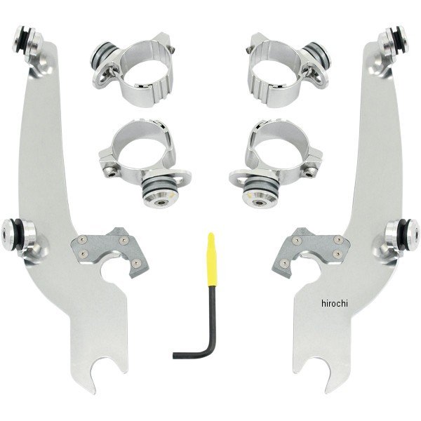 ウインドシールドスポーツ クイック取付金具 14年 XV950 ボルト ポリッシュ