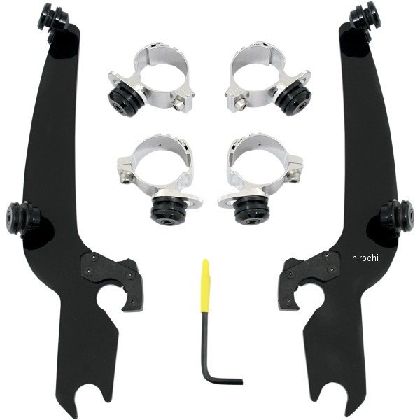 ウインドシールドスポーツ クイック取付金具 14年 XV950 ボルト 黒