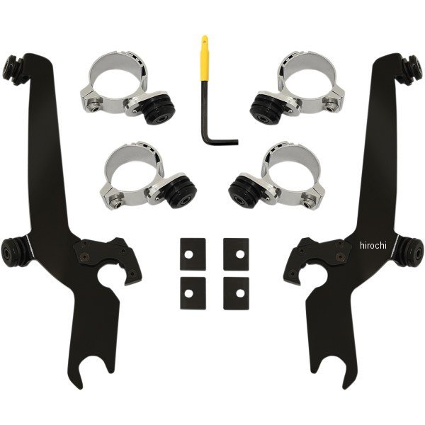 ウインドシールドスポーツ クイック取付金具 17年 レブル CMX500、CMX300 黒