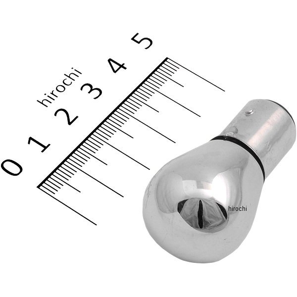 S25 12V 21/5W メッキ オレンジバルブ