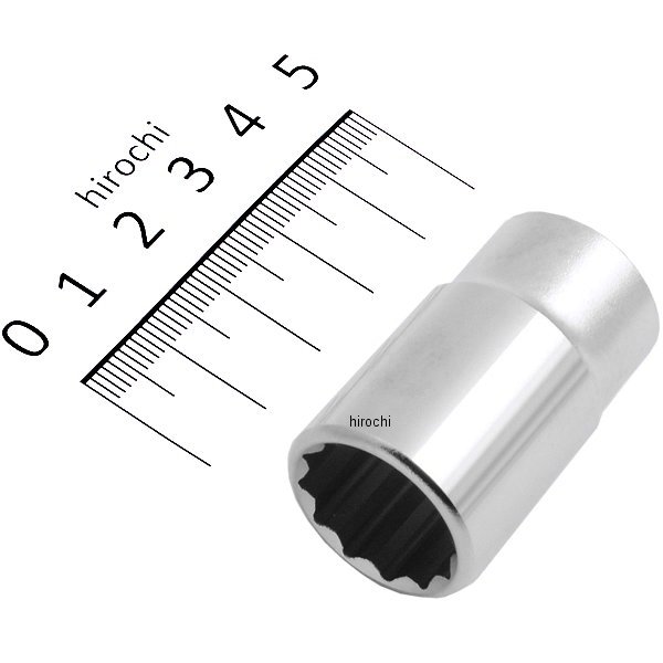 3/8インチsq 12角セミディープソケット 17mm